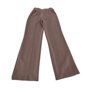 FLX Brown Wide Leg Pants Size Small | Elastic Waist Casual Lounge Pants